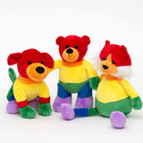 Jomanda Bear Soft Toy Plush Gay Pride Rainbow - 21cm