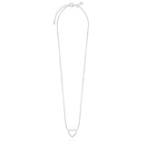 Joma Jewellery - Sentiment Set - Live Laugh Love - Heart Necklace & Earring Set
