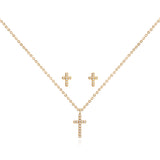 Joma Jewellery Sentiment Set Faith Necklace & Earrings