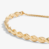 Joma Jewellery Bracelet Bar Gold Rope Bracelet