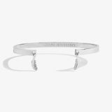 Joma Jewellery Bracelet Bar Silver Feather Bracelet