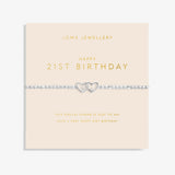 Joma Jewellery Forever Yours  'Happy 21st Birthday'    Bracelet