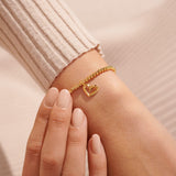 Gold  A Little  'Birthday Girl Bracelet By Joma Jewellery