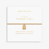 Gold  A Little  'Thank You' Bracelet By Joma Jewellery