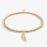Gold  A Little  Feathers Appear When Loved Ones Are Near' Bracelet By Joma Jewellery