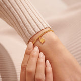 Gold  A Little  'Strength' Bracelet By Joma Jewellery