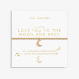 Gold  A Little  'Love You To The Moon And Back' Bracelet By Joma Jewellery