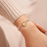 Joma Jewellery Lila Circle Bracelet Silver and Gold