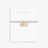 Joma Jewellery Lila Circle Bracelet Silver and Gold