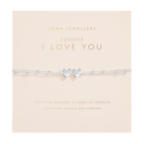 Forever Yours 'Forever I Love You' Bracelet In Silver Plating By Joma Jewellery