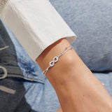 Forever Yours 'It Was Always You' Bracelet In Silver Plating By Joma Jewellery
