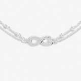 Forever Yours 'It Was Always You' Bracelet In Silver Plating By Joma Jewellery