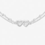 Forever Yours 'Everyday I Love You More' Bracelet In Silver Plating By Joma Jewellery
