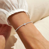 Share Happiness 'Always Be Yourself, You Are One Of A Kind' Bracelet In Silver Plating By Joma Jewellery