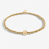 Share Happiness 'Forever Proud Of You, You Will Go Far' Bracelet In Gold Plating By Joma Jewellery