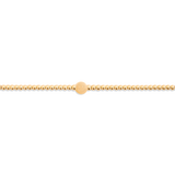 Share Happiness 'Do What You Love, Prioritise Happiness' Bracelet In Gold Plating By Joma Jewellery