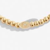 Share Happiness 'Protect Your Energy, positivity Is Power' Bracelet In Gold Plating By Joma Jewellery