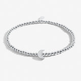 Share Happiness 'Shoot For The Moon, Land Among The Stars' Bracelet In Silver Plating By Joma Jewellery