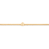 Share Happiness 'Stronger Than You Know, You Got This' Bracelet In Gold Plating By Joma Jewellery