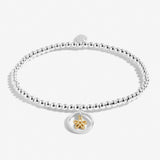 Boxed A Little 'If Aunties Were Flowers I'd Pick You' Bracelet In Silver Plating And Gold Plating by Joma Jewellery
