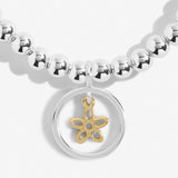 Boxed A Little 'If Aunties Were Flowers I'd Pick You' Bracelet In Silver Plating And Gold Plating by Joma Jewellery