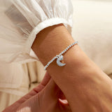 Mother's Day A Little 'I Love You To The Moon And Back Mum' Bracelet In Silver Plating From Joma Jewellery