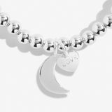 Mother's Day A Little 'I Love You To The Moon And Back Mum' Bracelet In Silver Plating From Joma Jewellery