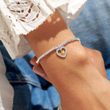 Mother's Day A Little 'I Love You Mummy' Bracelet In Silver Plating And Gold Plating From Joma Jewellery