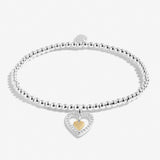Mother's Day A Little 'I Love You Mummy' Bracelet In Silver Plating And Gold Plating From Joma Jewellery