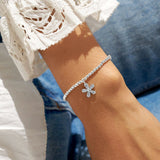 Mother's Day A Little 'If Mums Were Flowers I'd Pick You' Bracelet In Silver Plating From Joma Jewellery