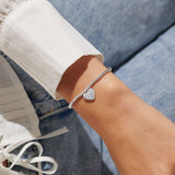 Mother's Day A Little 'First My Mum, Forever My Friend' Bracelet In Silver Plating From Joma Jewellery