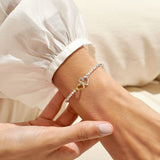 Forever Yours 'So Very Proud Of You' Bracelet In Silver Plating And Gold Plating By Joma Jewellery