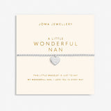 Grandparent A Little 'Wonderful Nan' Bracelet In Silver Plating From Joma Jewellery