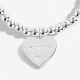 Grandparent A Little 'Wonderful Grandma' Bracelet In Silver Plating From Joma Jewellery