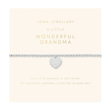 Grandparent A Little 'Wonderful Grandma' Bracelet In Silver Plating From Joma Jewellery