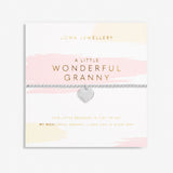 Grandparent A Little 'Wonderful Granny' Bracelet In Silver Plating From Joma Jewellery