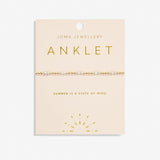 Pearl Anklet In Gold Plating By Joma Jewellery