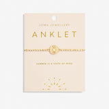 Heart Anklet In Gold Plating By Joma Jewellery