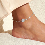 Minstrel Anklet In Silver Plating By Joma Jewellery