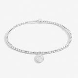 Coin Anklet In Silver Plating By Joma Jewellery