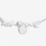Blue Agate Anklet In Silver Plating By Joma Jewellery