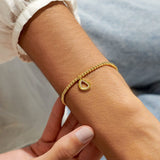 A Little 'Fearless' Bracelet In Gold Plating by Joma Jewellery