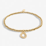 A Little 'Fearless' Bracelet In Gold Plating by Joma Jewellery