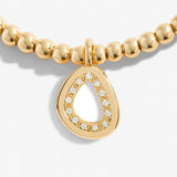 A Little 'Fearless' Bracelet In Gold Plating by Joma Jewellery