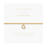 A Little 'Fearless' Bracelet In Gold Plating by Joma Jewellery