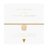 A Little 'You're Golden' Bracelet In Gold Plating by Joma Jewellery