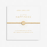 A Little 'Happiness' Bracelet In Gold Plating by Joma Jewellery