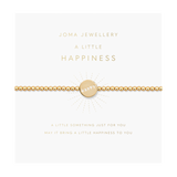 A Little 'Happiness' Bracelet In Gold Plating by Joma Jewellery