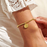 A Little '18th Birthday' Bracelet In Gold Plating by Joma Jewellery