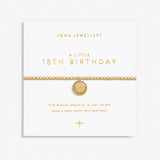 A Little '18th Birthday' Bracelet In Gold Plating by Joma Jewellery